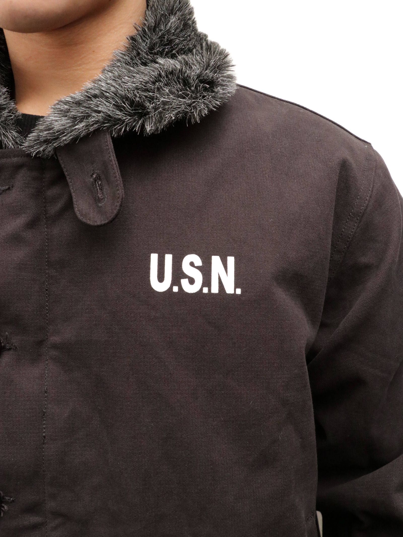 N-1 DECK JACKET2019 "ONEPERCENT LOCAL ART WORK" (BLACK)