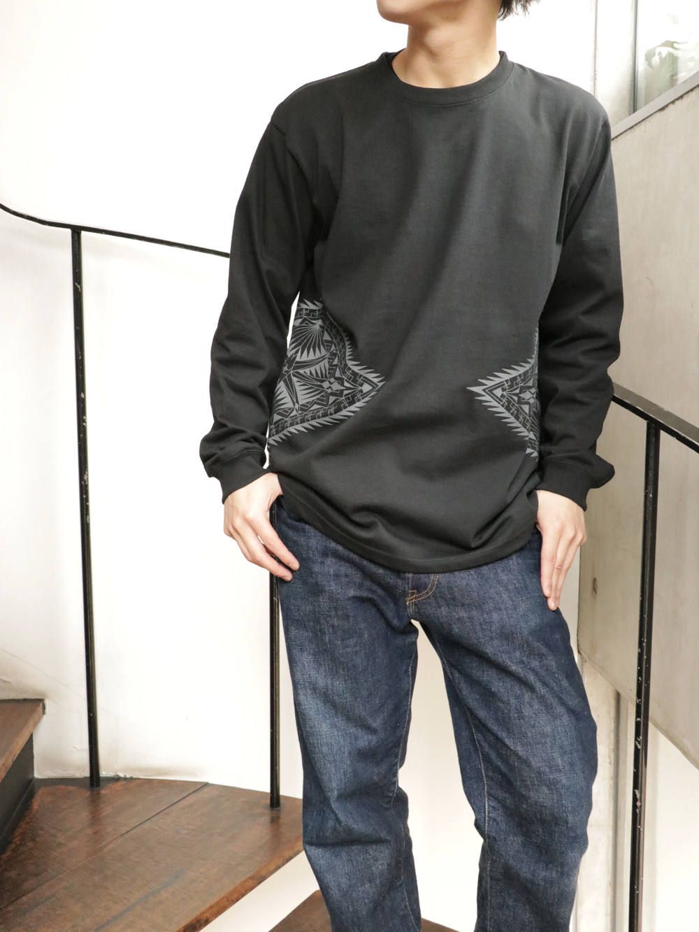 オリジナルロングスリーブTシャツ (ブラック) / ORIGNAL L/S TEE (BLACK)