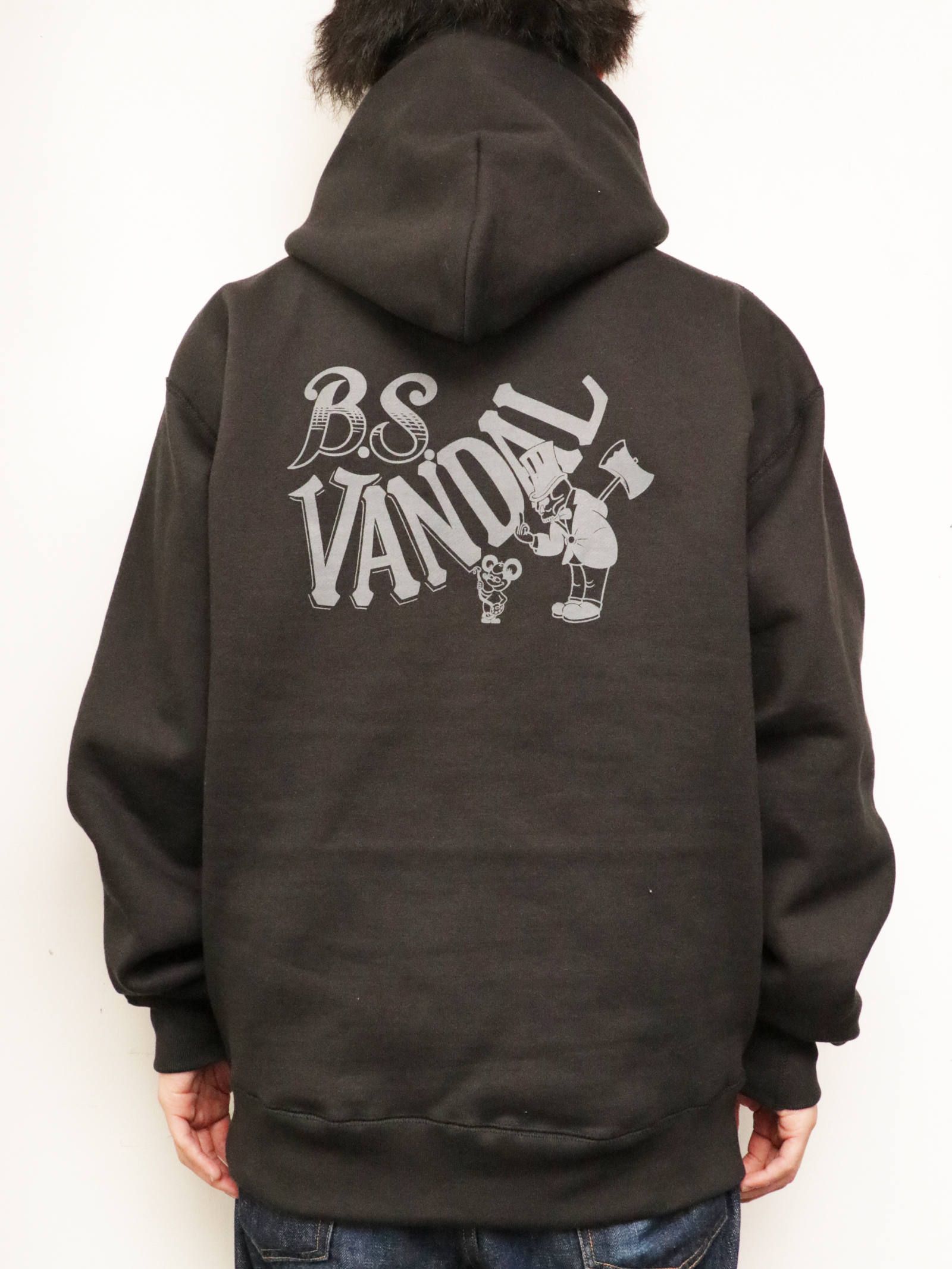 オリジナルヘビーオンスパーカー (ブラック) / ORIGNAL HEAVY OZ PULLOVER (BLACK)