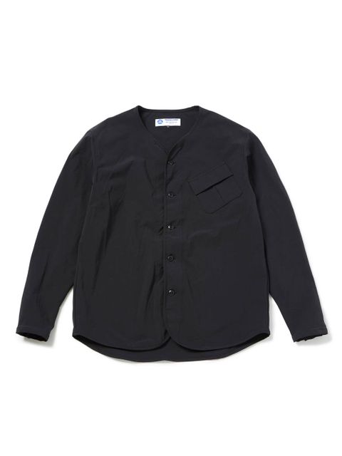 ロングスリーブノーカラーシャツ (ブラック) / L/S NO COLAR SHIRT (BLACK)
