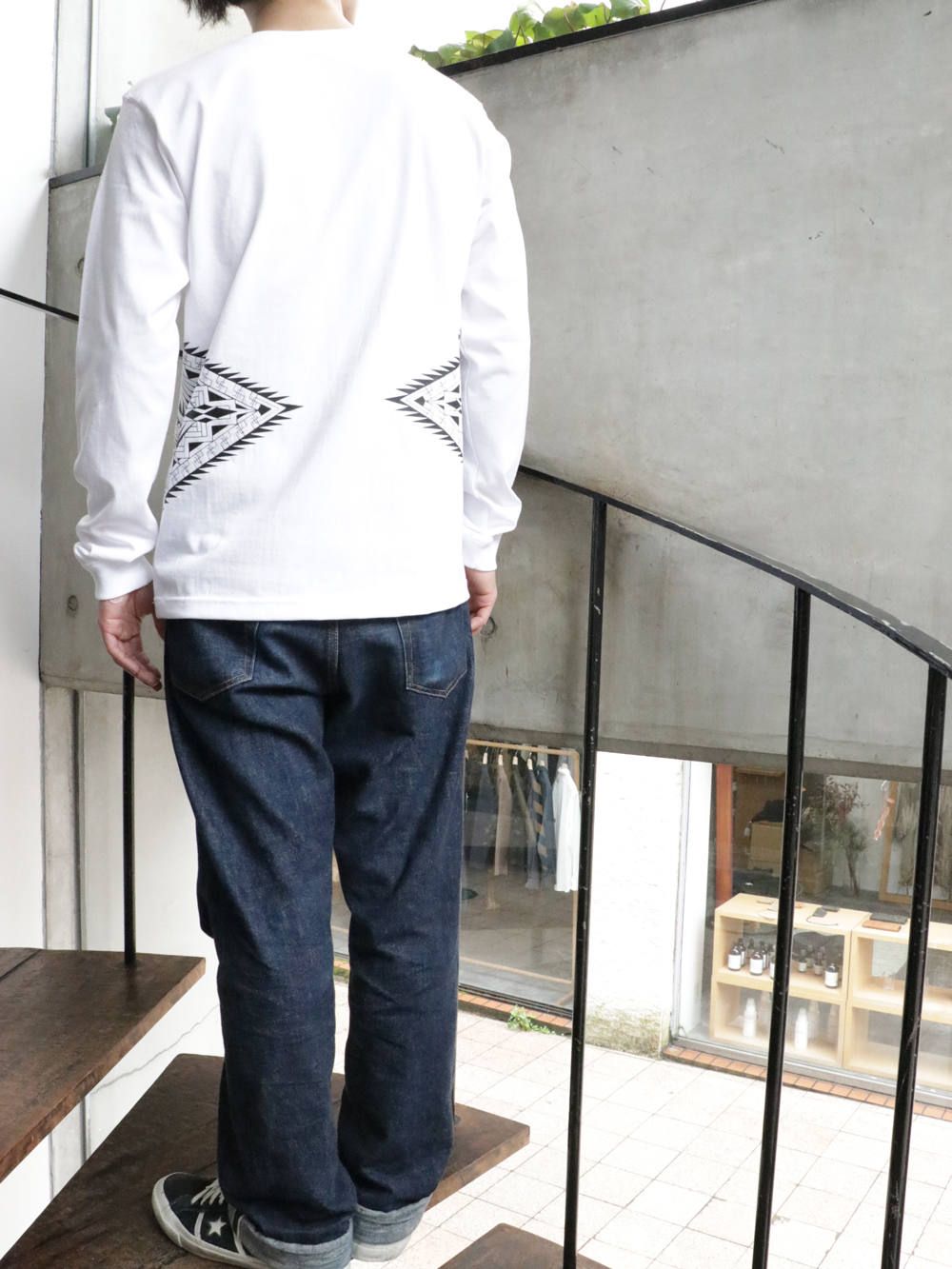 オリジナルロングスリーブTシャツ (ホワイト) / ORIGNAL L/S TEE (WHITE)