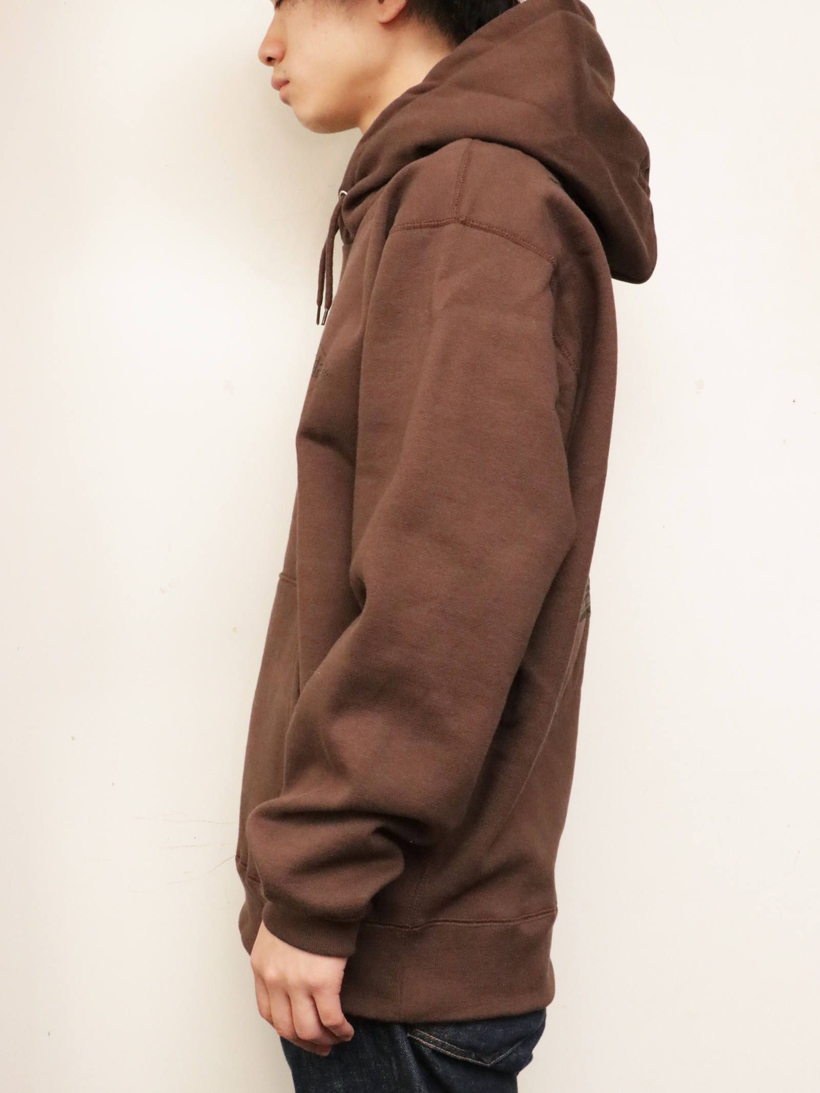 オリジナルヘビーオンスパーカー (ブラウン) / ORIGNAL HEAVY OZ PULLOVER (BROWN)