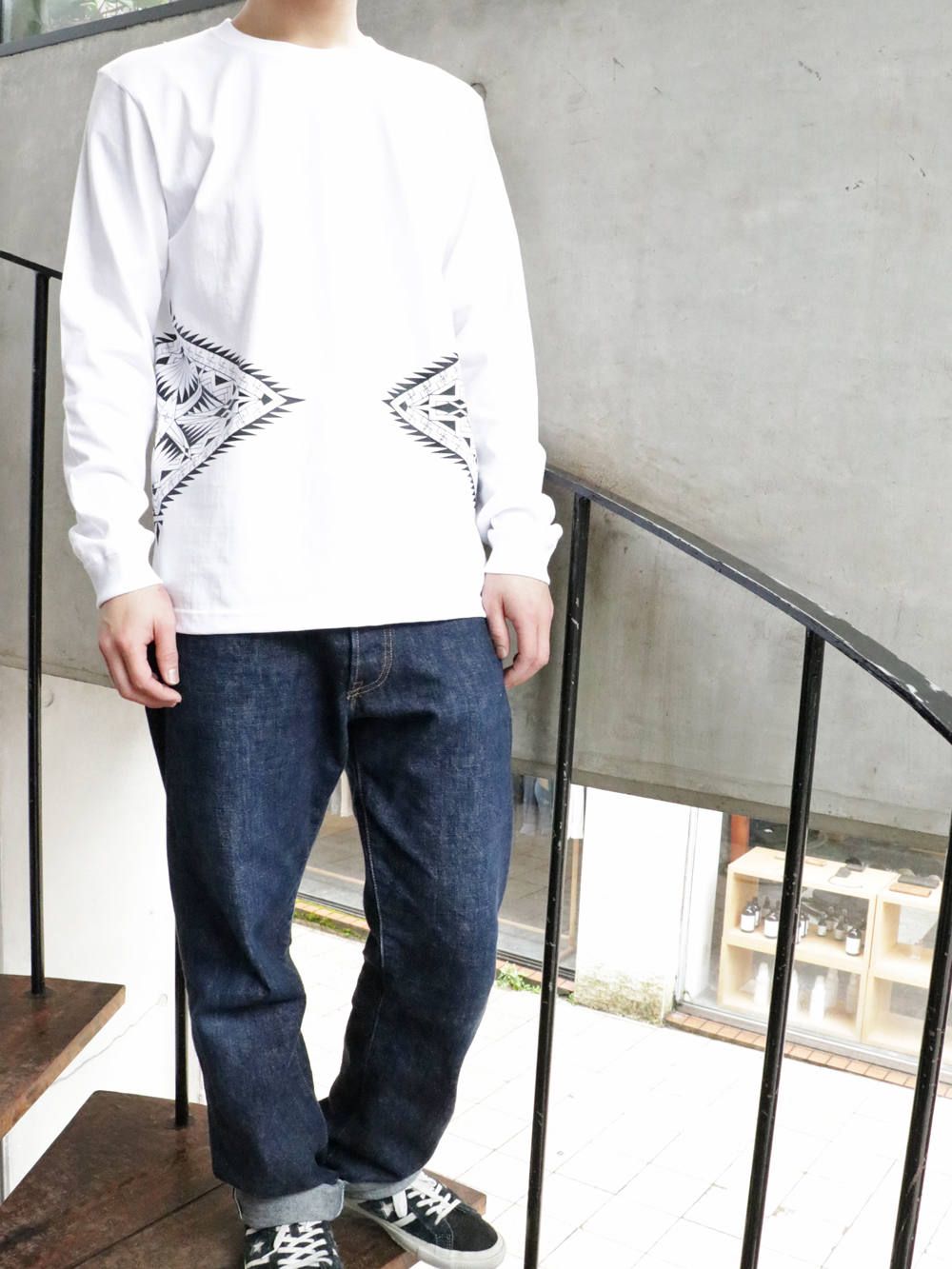 オリジナルロングスリーブTシャツ (ホワイト) / ORIGNAL L/S TEE (WHITE)