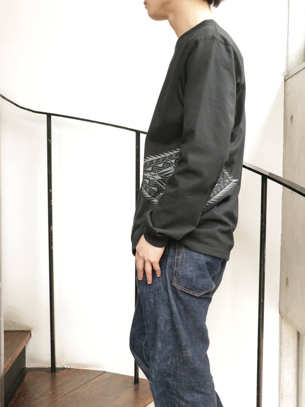オリジナルロングスリーブTシャツ (ブラック) / ORIGNAL L/S TEE (BLACK)
