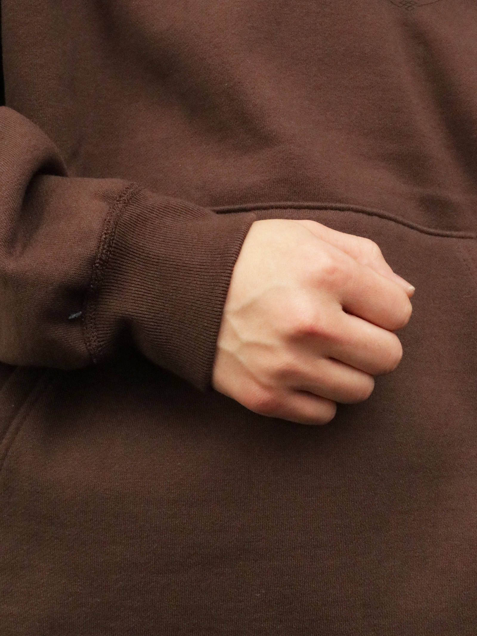 オリジナルヘビーオンスパーカー (ブラウン) / ORIGNAL HEAVY OZ PULLOVER (BROWN)
