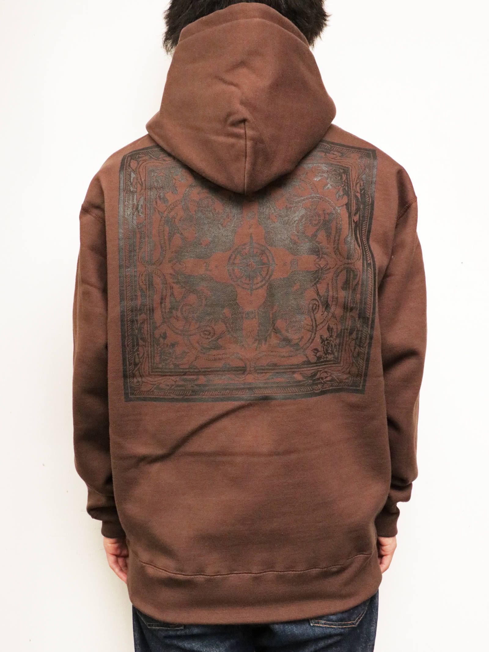 オリジナルヘビーオンスパーカー (ブラウン) / ORIGNAL HEAVY OZ PULLOVER (BROWN)