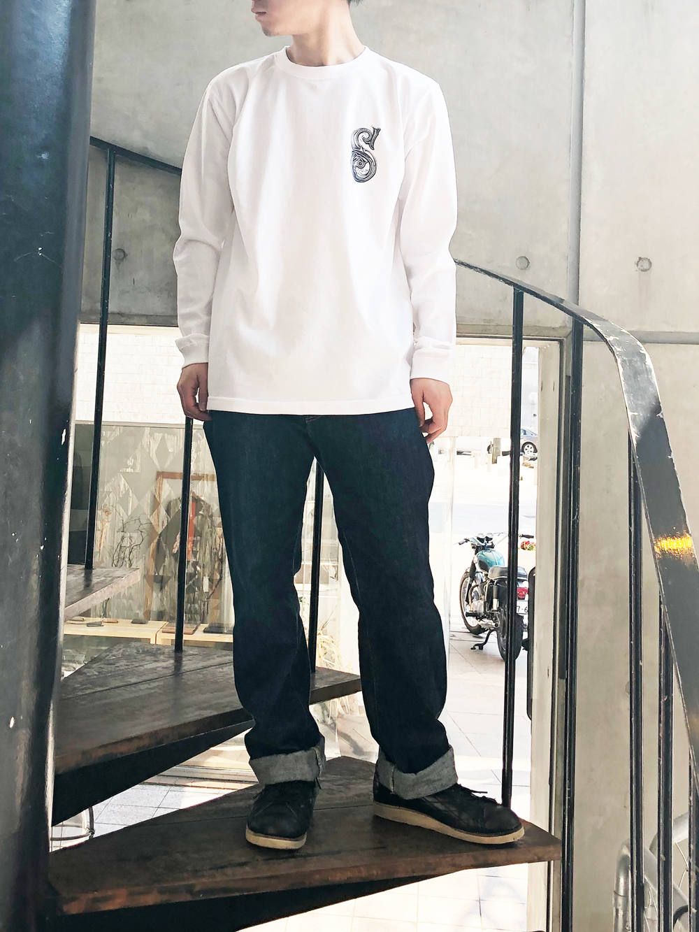 20周年オリジナルロングスリーブTEE (ホワイト) / 20TH ANNIVERSARY ORIGNAL L/S TEE (WHITE)