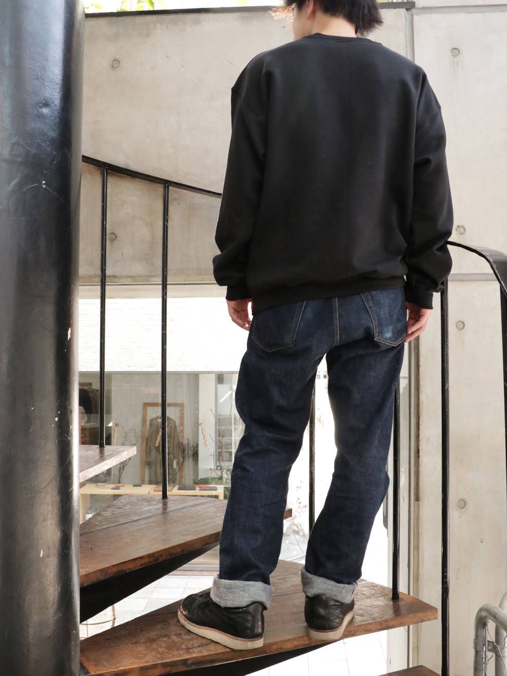 オールスタークルーネックスエット (ブラック) / ALL STAR CREW NECK SWEAT (BLACK)