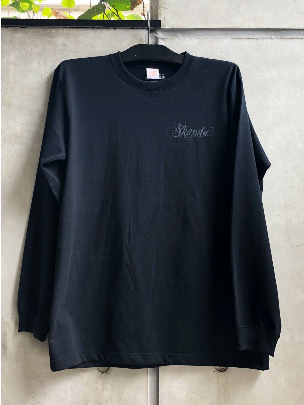 オリジナルBS VANDALロングスリーブTシャツ (ブラック) / ORIGNAL BS VANDAL L/S TEE (BLACK)