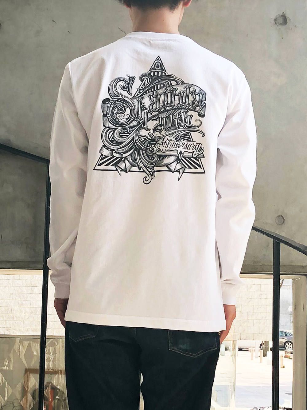 20周年オリジナルロングスリーブTEE (ホワイト) / 20TH ANNIVERSARY ORIGNAL L/S TEE (WHITE)