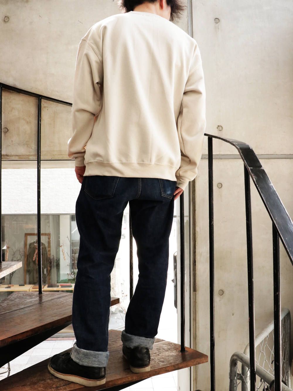 オールスタークルーネックスエット (ベージュ) / ALL STAR CREW NECK SWEAT (BEIGE)