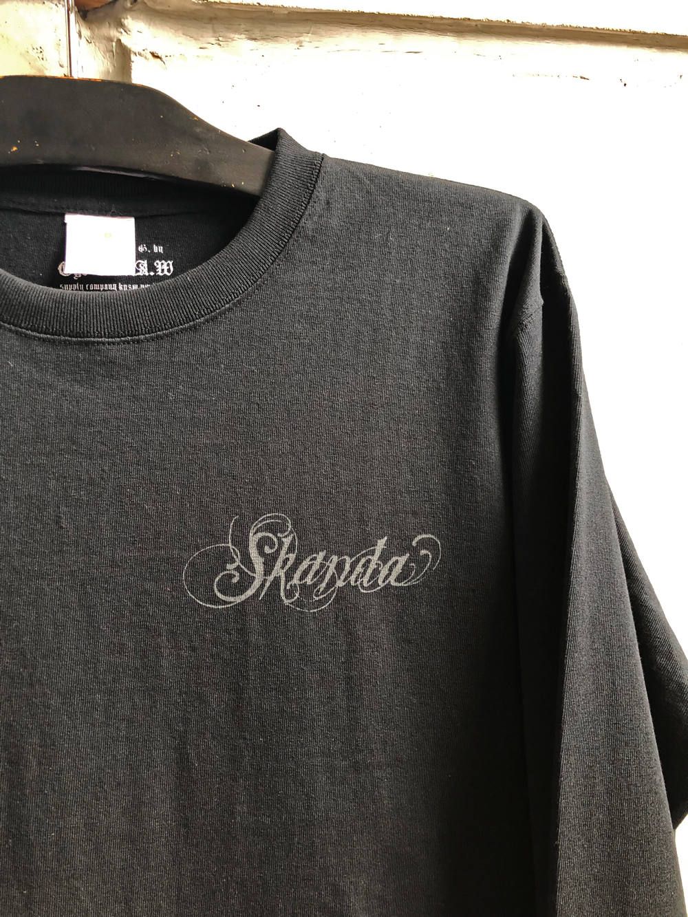 オリジナルBS VANDALロングスリーブTシャツ (ブラック) / ORIGNAL BS VANDAL L/S TEE (BLACK)