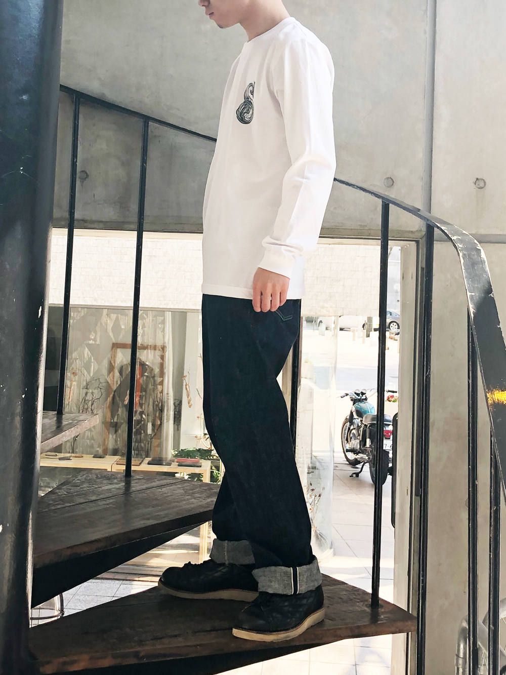 20周年オリジナルロングスリーブTEE (ホワイト) / 20TH ANNIVERSARY ORIGNAL L/S TEE (WHITE)