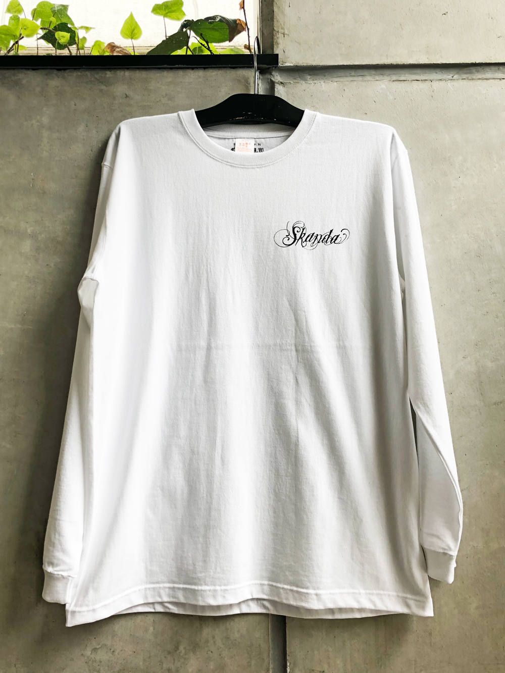 オリジナルBS VANDALロングスリーブTシャツ (ホワイト) / ORIGNAL BS BANDAL L/S TEE (WHITE)