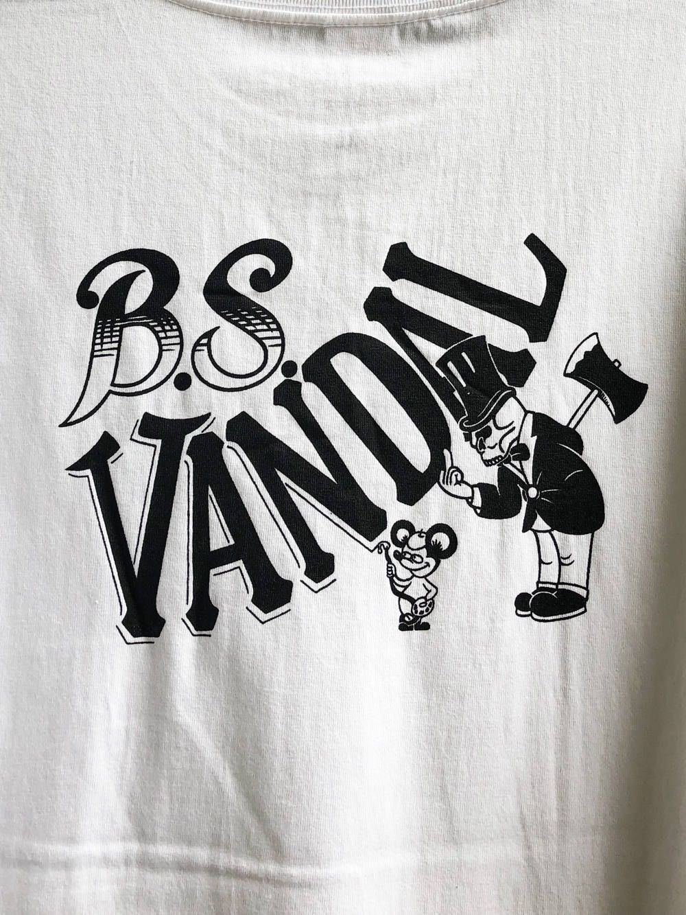 オリジナルBS VANDALロングスリーブTシャツ (ホワイト) / ORIGNAL BS BANDAL L/S TEE (WHITE)