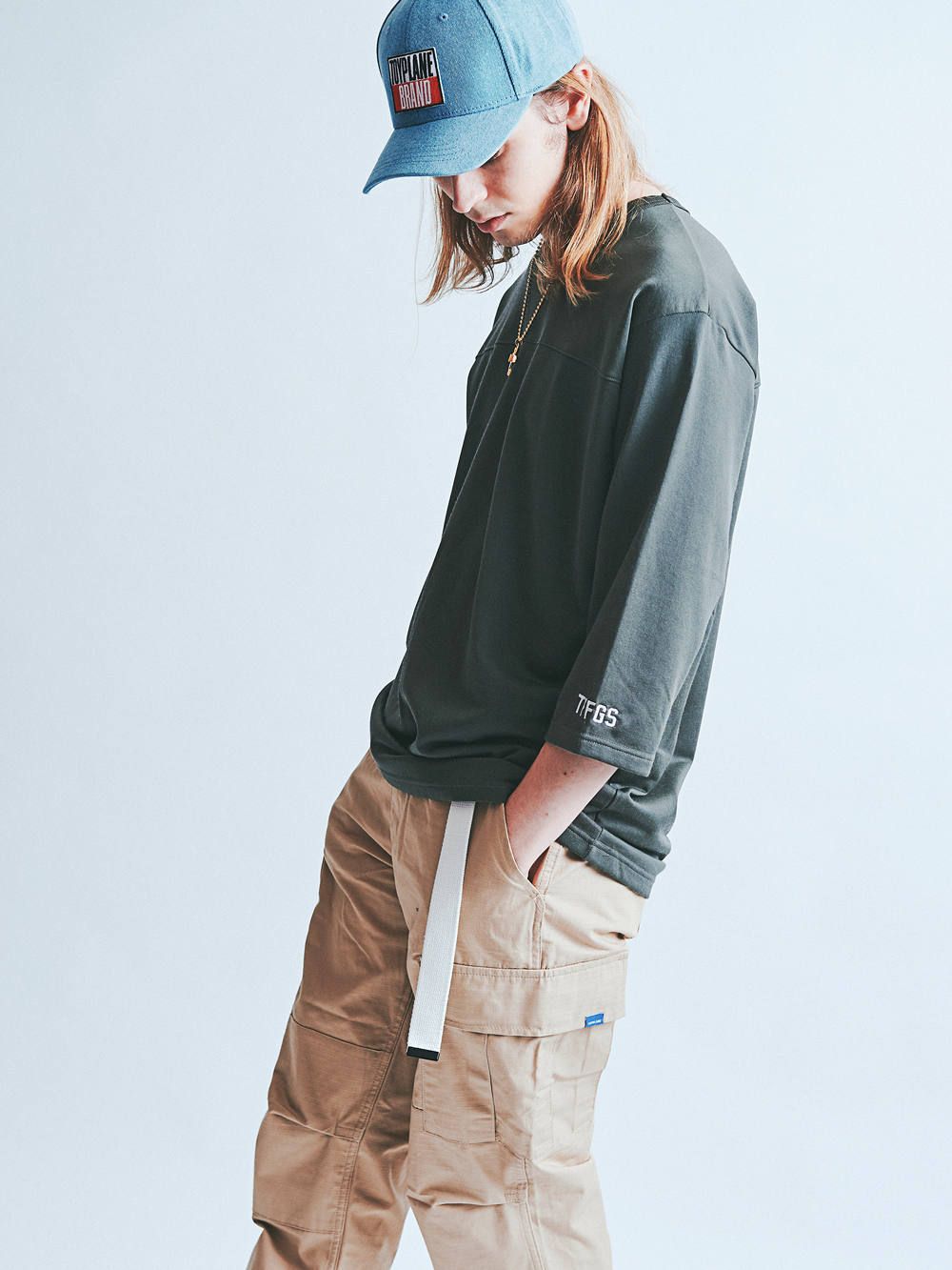 ミリタリーフットボールスエット(オリーブ) / MILITALY FOOTBALL SWEAT (ORIVE)