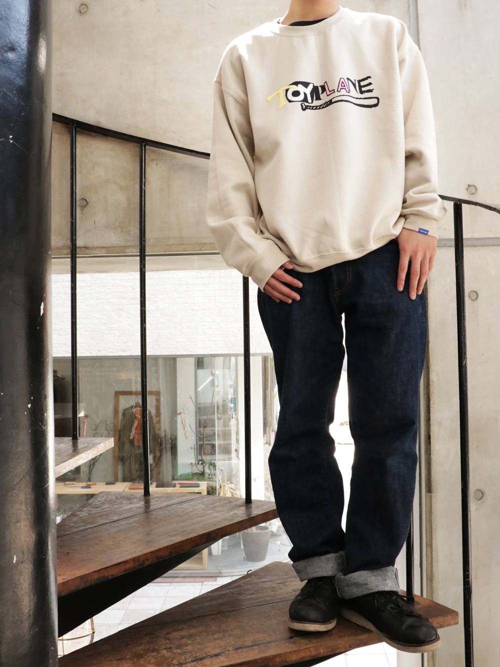 オールスタークルーネックスエット (ベージュ) / ALL STAR CREW NECK SWEAT (BEIGE)