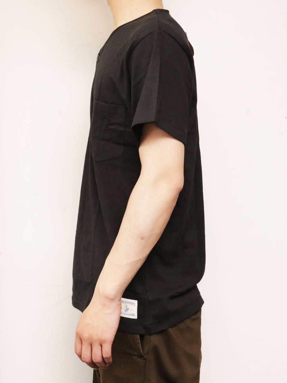 アメリカンコットン 2パック ティーシャツ (ヘンリーーネック) / USA COTTON 2PACK T-SHIRTS (HENRY NECK)