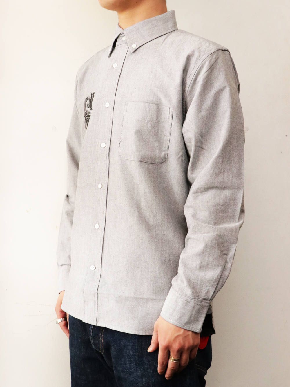 20周年オリジナルロングスリーブシャツ (グレー) / 20TH ANNIVERSARY ORIGNAL L/S SHIRT (GRAY)