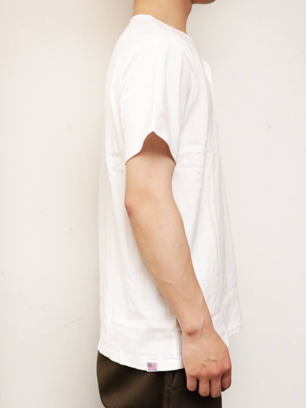 アメリカンコットン 2パック ティーシャツ (ヘンリーーネック) / USA COTTON 2PACK T-SHIRTS (HENRY NECK)