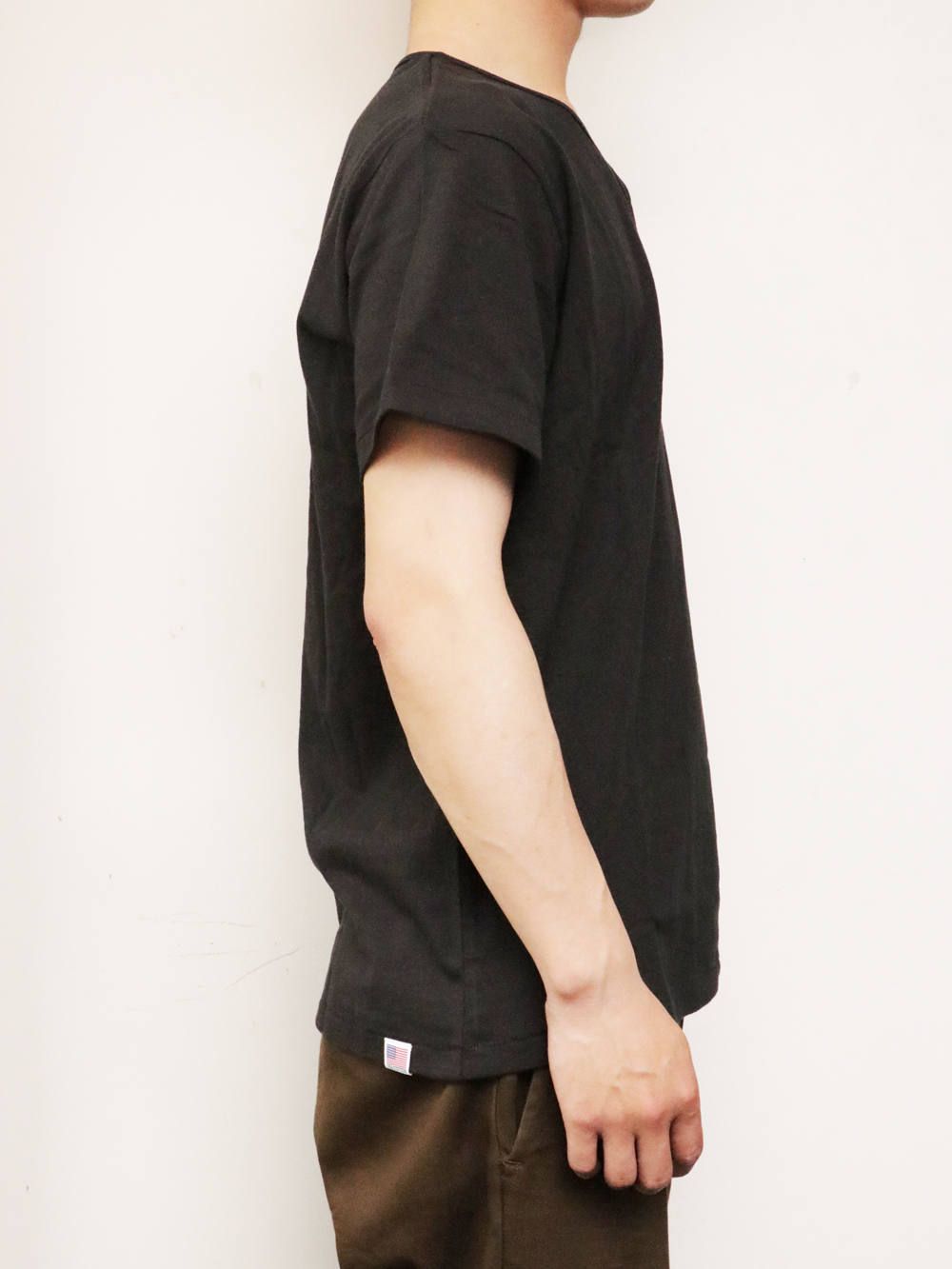 アメリカンコットン 2パック ティーシャツ (ヘンリーーネック) / USA COTTON 2PACK T-SHIRTS (HENRY NECK)