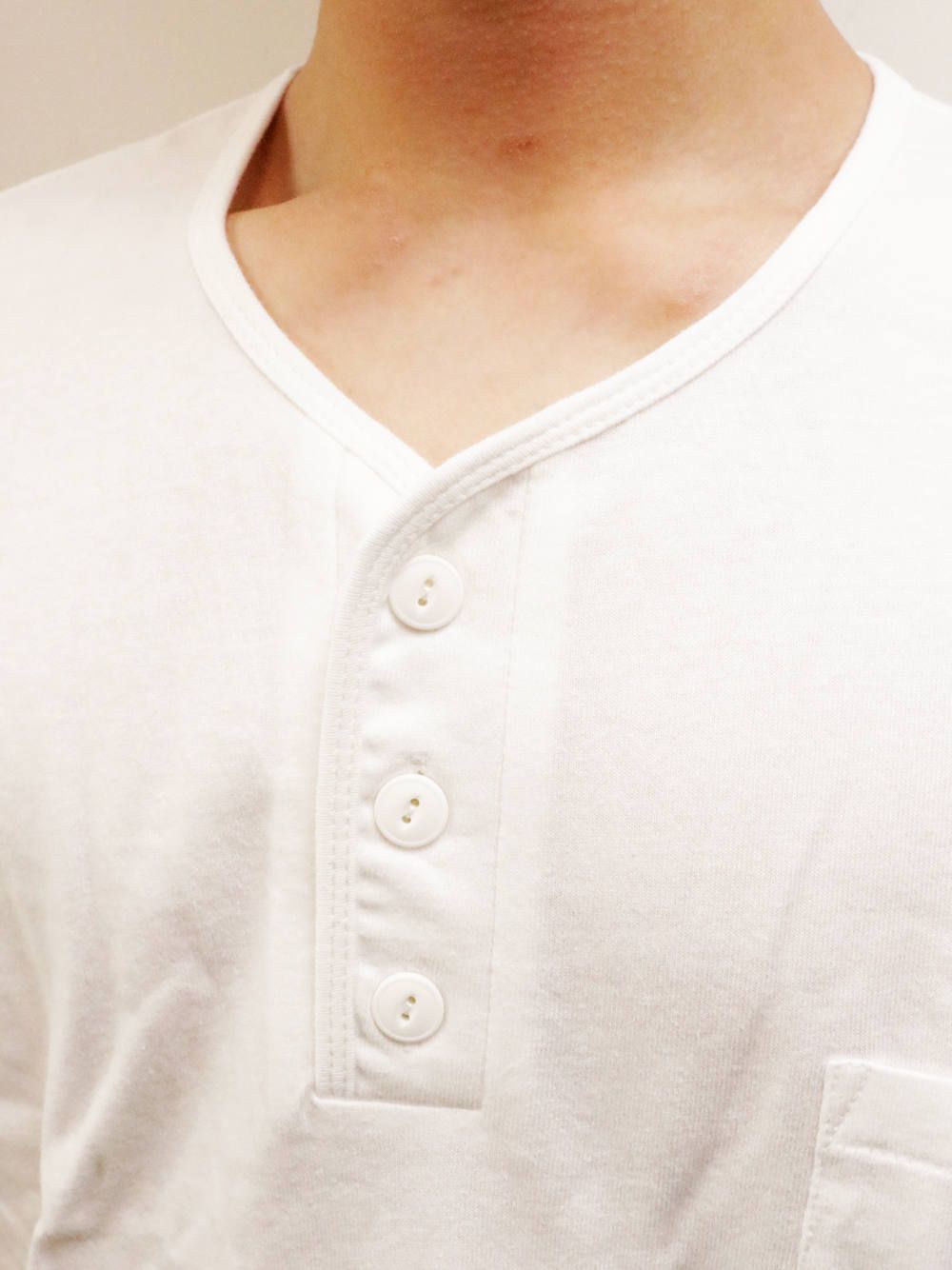 アメリカンコットン 2パック ティーシャツ (ヘンリーーネック) / USA COTTON 2PACK T-SHIRTS (HENRY NECK)