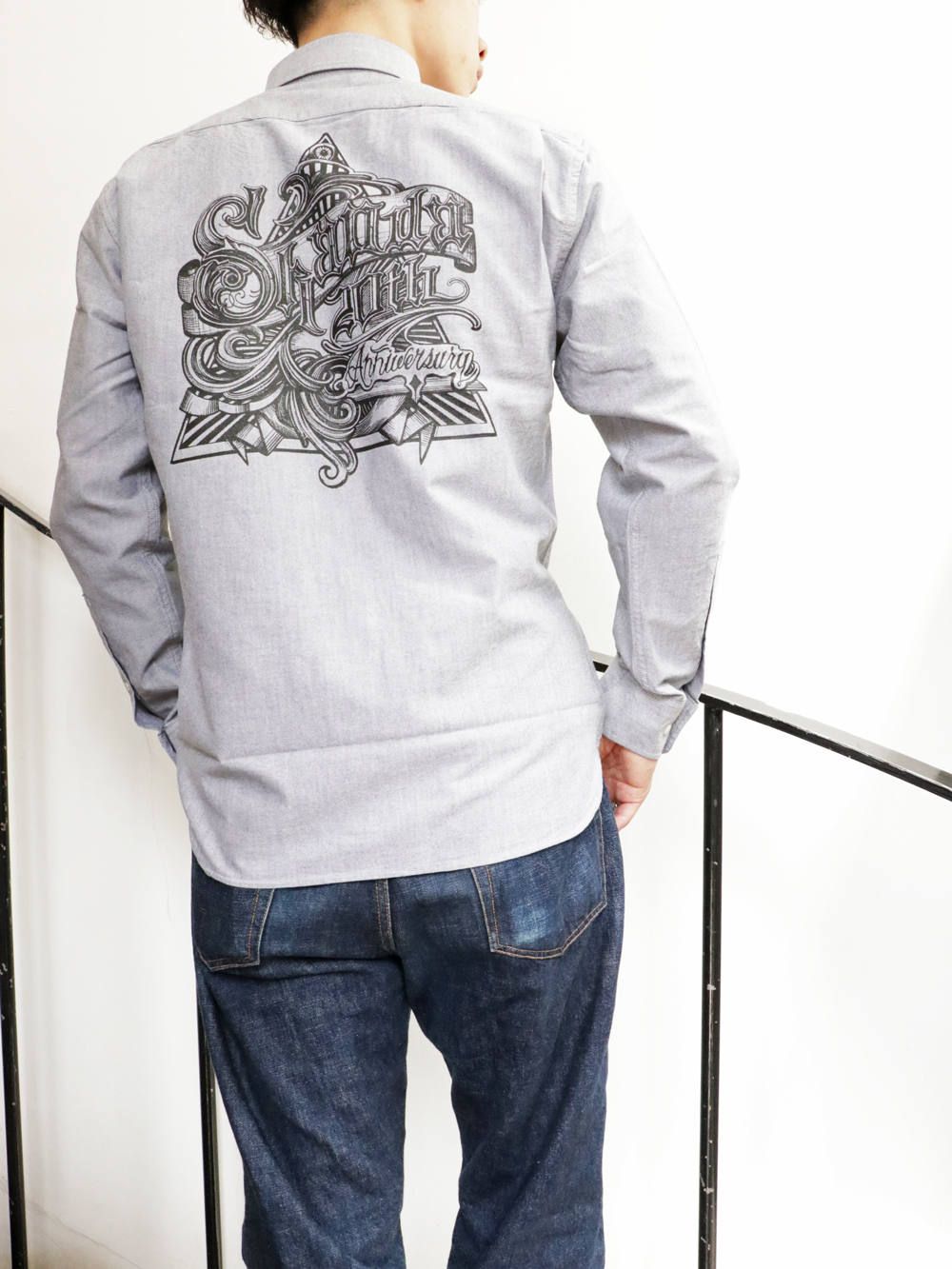 20周年オリジナルロングスリーブシャツ (グレー) / 20TH ANNIVERSARY ORIGNAL L/S SHIRT (GRAY)
