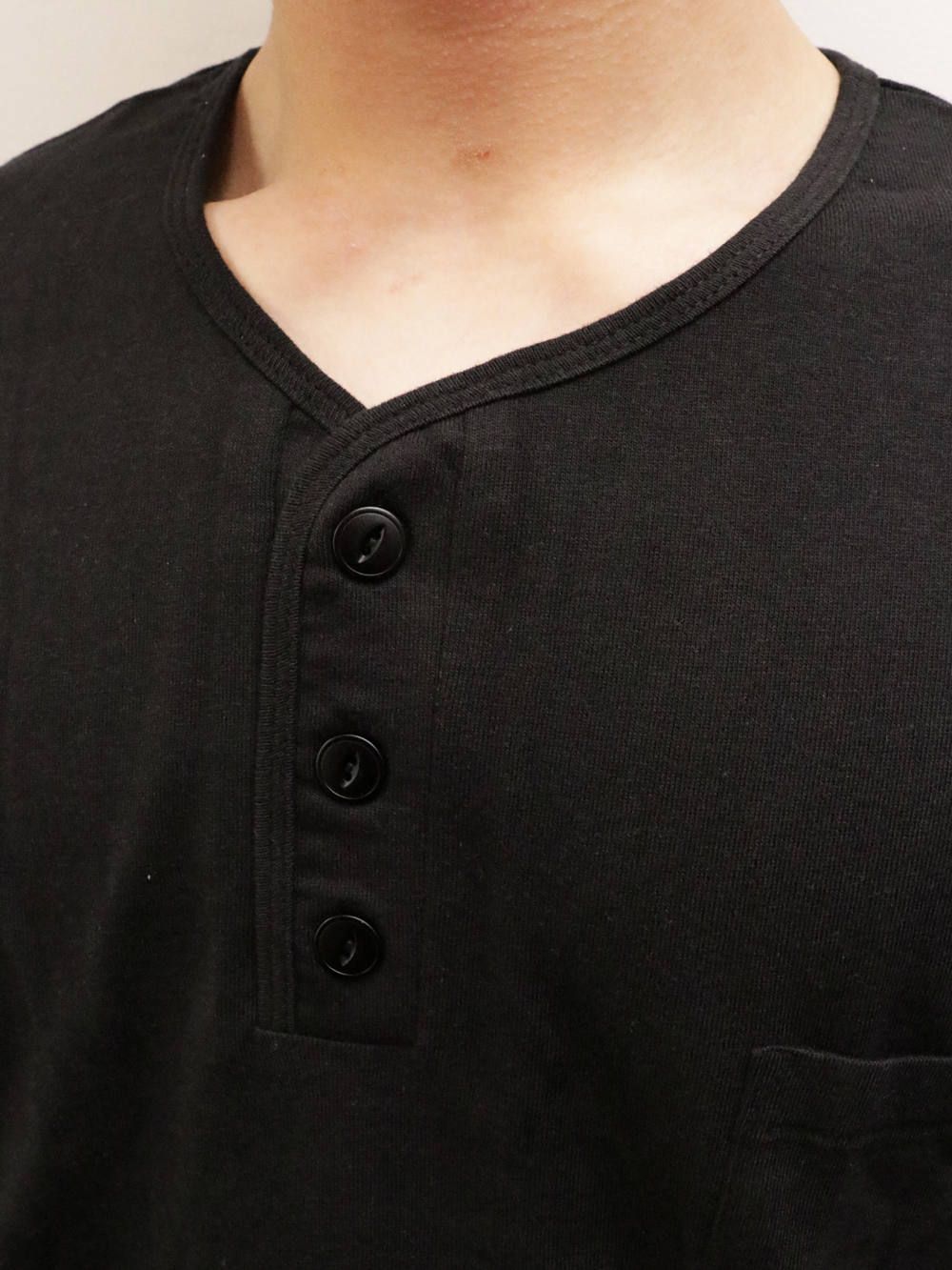 アメリカンコットン 2パック ティーシャツ (ヘンリーーネック) / USA COTTON 2PACK T-SHIRTS (HENRY NECK)