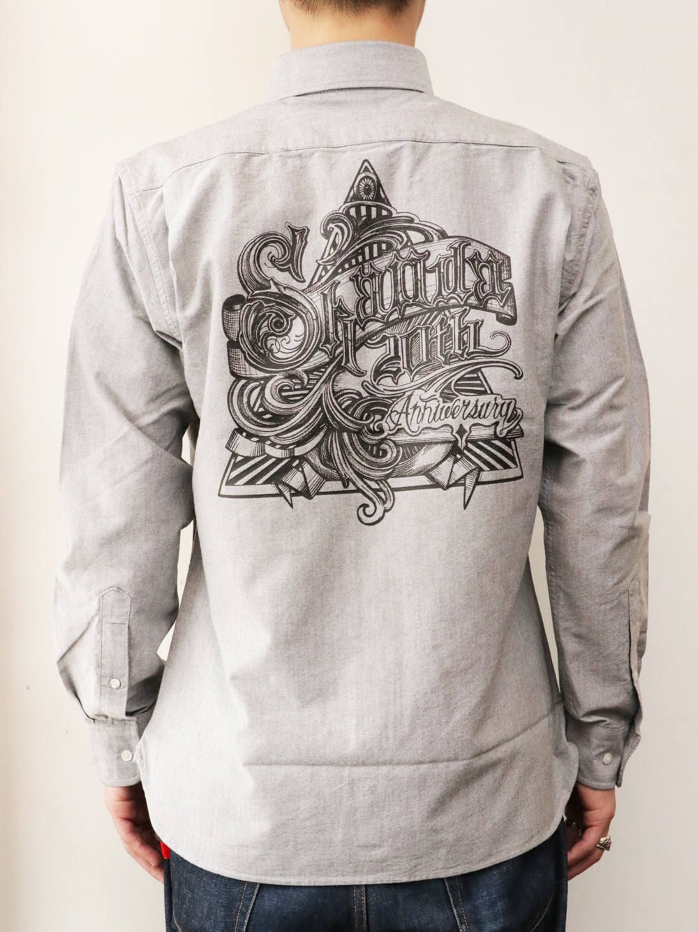 20周年オリジナルロングスリーブシャツ (グレー) / 20TH ANNIVERSARY ORIGNAL L/S SHIRT (GRAY)