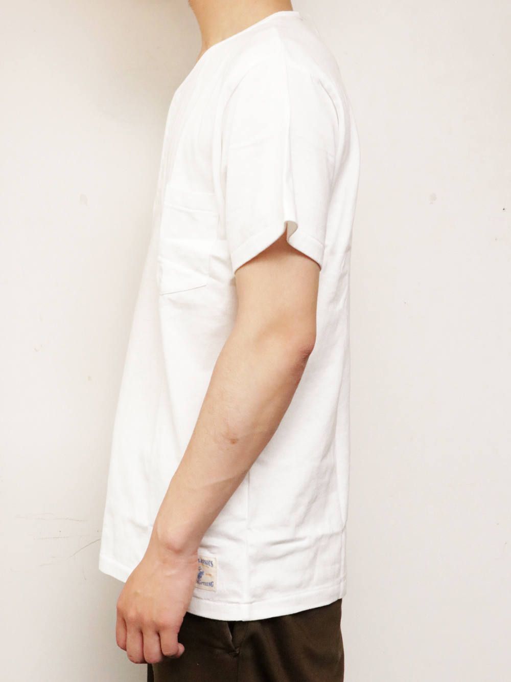 アメリカンコットン 2パック ティーシャツ (ヘンリーーネック) / USA COTTON 2PACK T-SHIRTS (HENRY NECK)