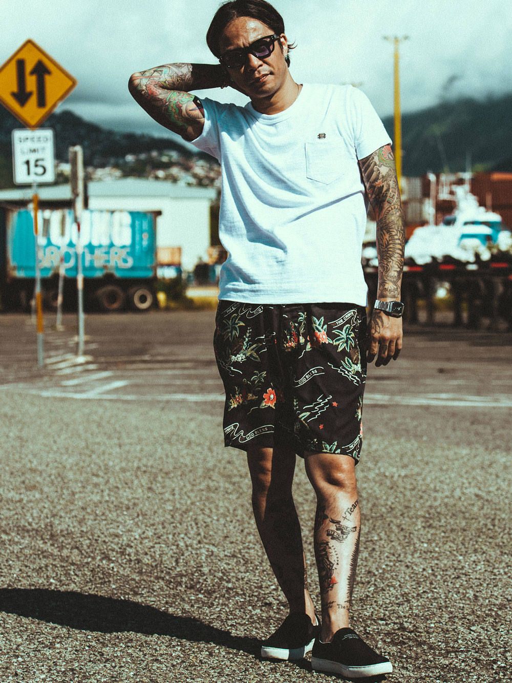 CRIMIE/CR ALOHA SHORTS/CRIMIE取扱店舗限定/アロハショーツ/Lサイズ/1円/新品/依47 THE CRIMIE ⁄ OD ALOHA SHORTS M