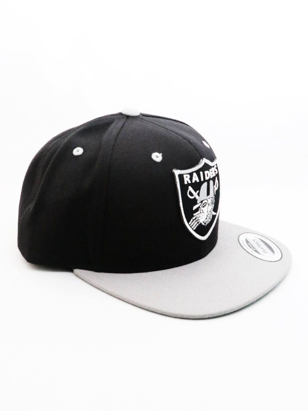 レイダースパッチベースボールキャップ (ブラックxグレー) / RAIDERS PATCH B.B CAP (BLACKxGRAY)