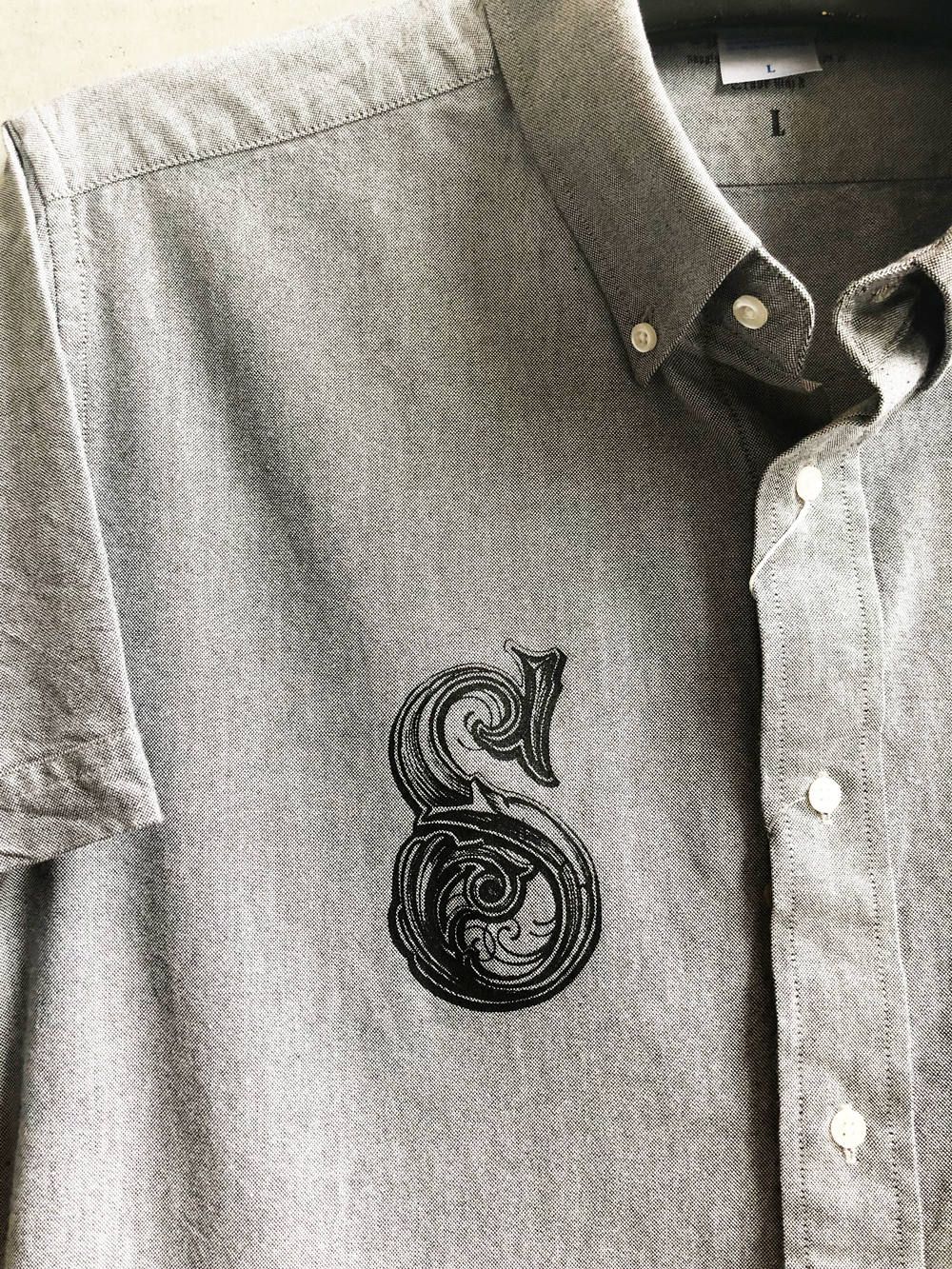 オリジナルオックスフォードショートスリーブシャツ(グレー) / ORIGNAL OXFORD S/S SHIRT (GRAY)