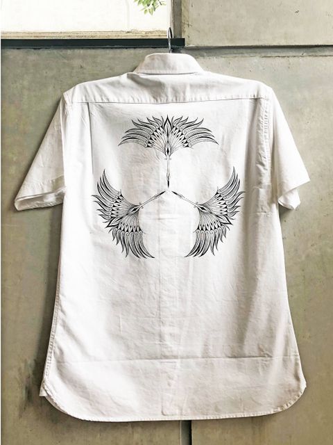 オリジナルオックスフォードショートスリーブシャツ(ホワイト) / ORIGNAL OXFORD S/S SHIRT (WHITE)