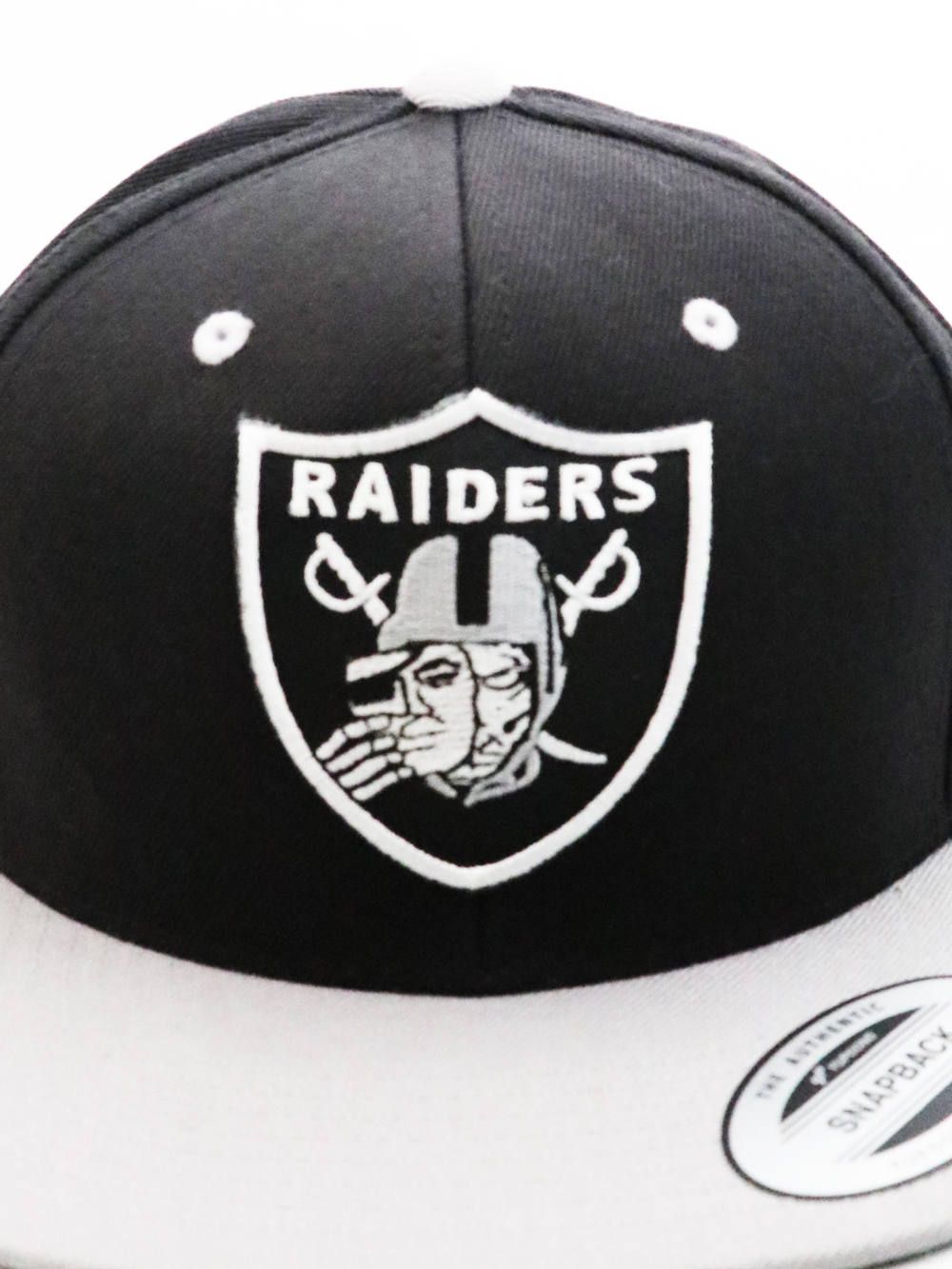 レイダースパッチベースボールキャップ (ブラックxグレー) / RAIDERS PATCH B.B CAP (BLACKxGRAY)