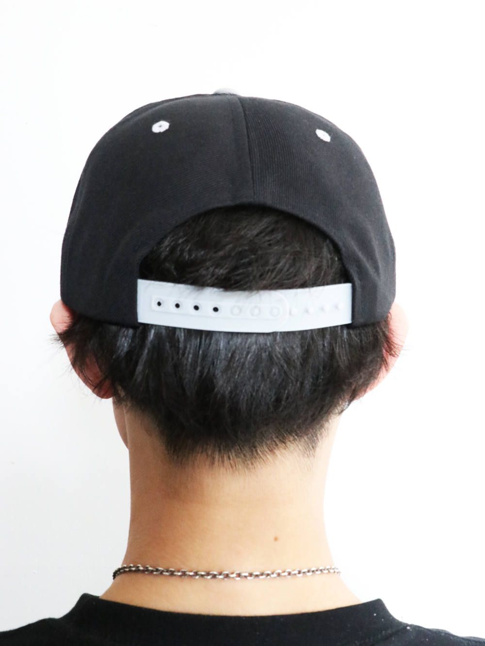 レイダースパッチベースボールキャップ (ブラックxグレー) / RAIDERS PATCH B.B CAP (BLACKxGRAY)