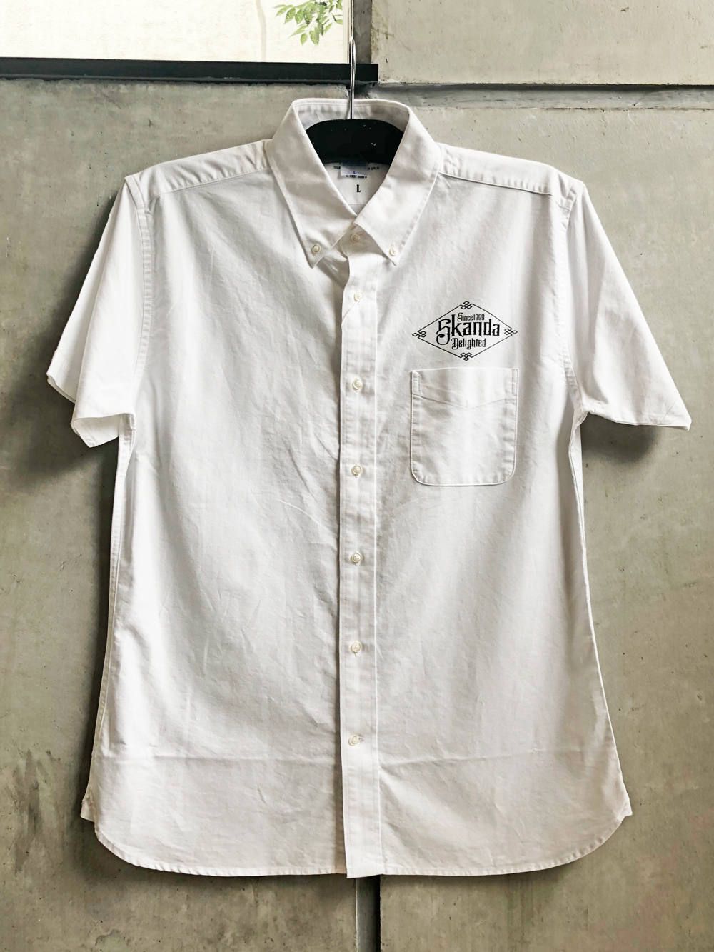 オリジナルオックスフォードショートスリーブシャツ(ホワイト) / ORIGNAL OXFORD S/S SHIRT (WHITE)
