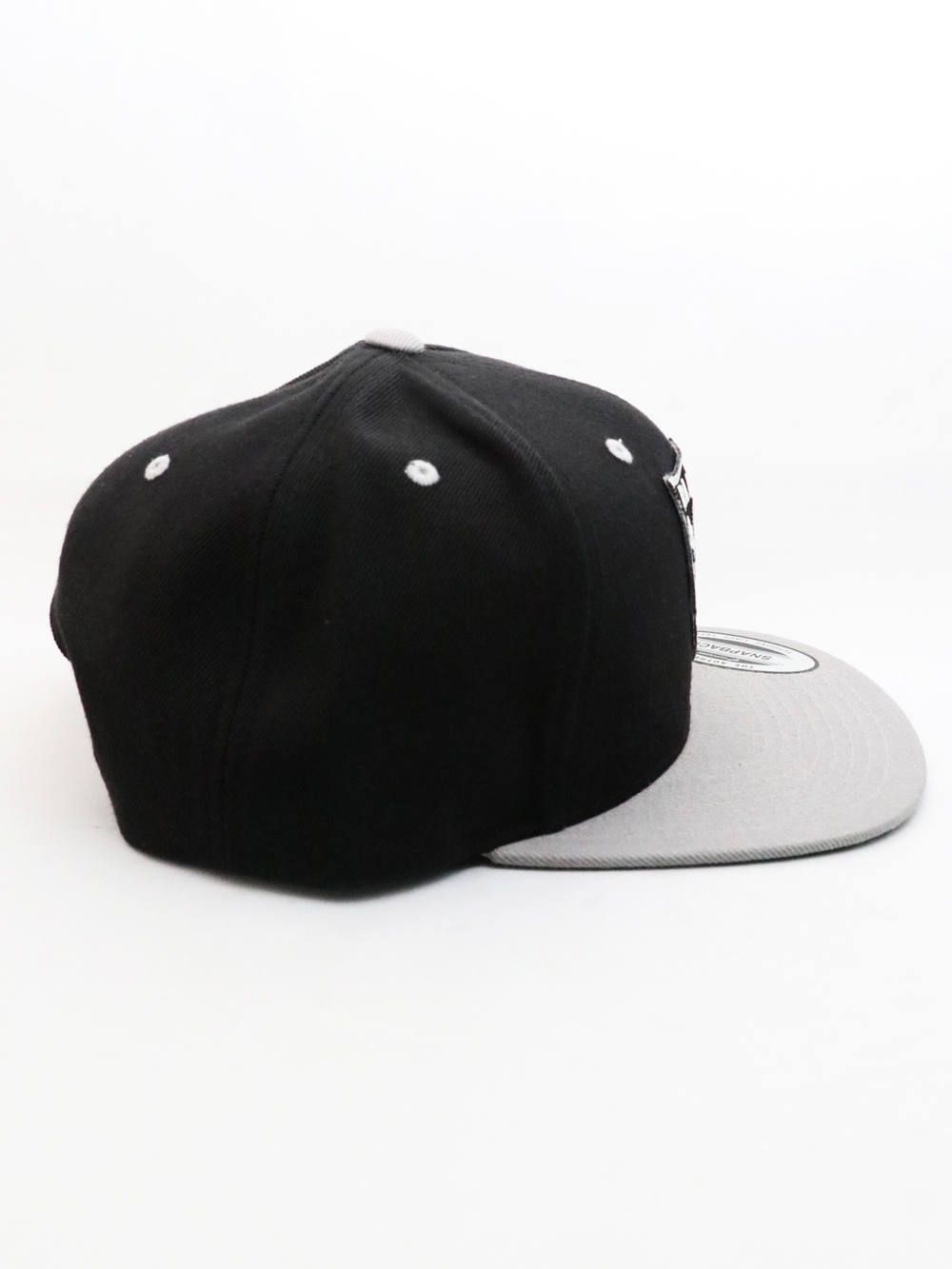 レイダースパッチベースボールキャップ (ブラックxグレー) / RAIDERS PATCH B.B CAP (BLACKxGRAY)