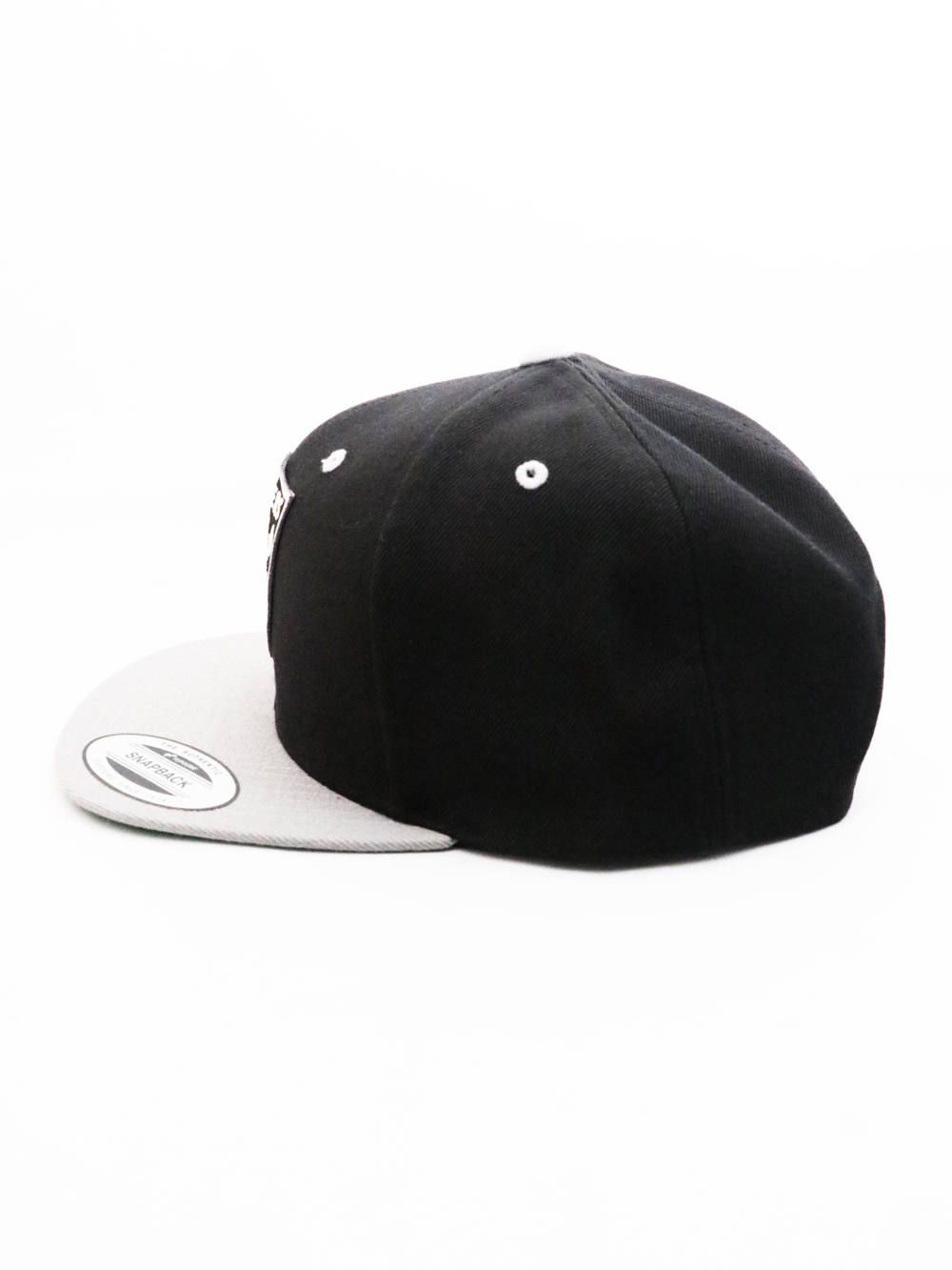 レイダースパッチベースボールキャップ (ブラックxグレー) / RAIDERS PATCH B.B CAP (BLACKxGRAY)
