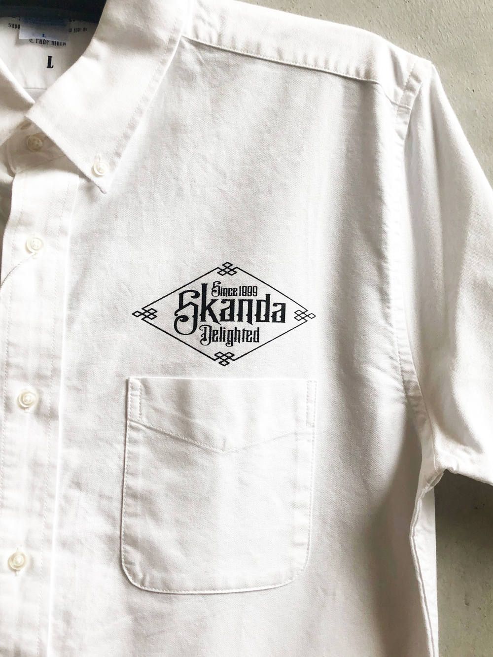 オリジナルオックスフォードショートスリーブシャツ(ホワイト) / ORIGNAL OXFORD S/S SHIRT (WHITE)