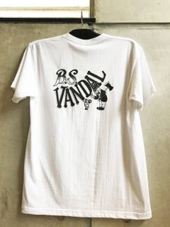 SKANDAオリジナル バンダルTシャツ (ホワイト) / SKANDAORIGNAL VANDAL T-SHIRT (WHITE)