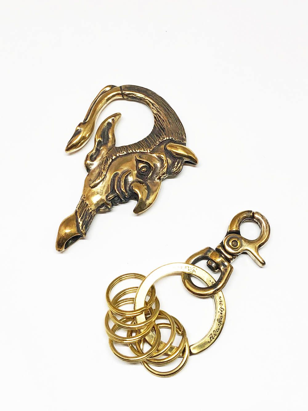 BLACK SIGN - BLACK SIGN x GALCIA DEVIL'S FACE KEYHOLDER BLACK SIGN - BLACK SIGN x GALCIA DEVIL'S FACE KEYHOLDER