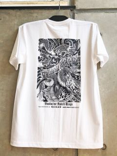 SKANDAオリジナルドラゴンTシャツ (ホワイト) / SKANDAORIGNAL DRAGON T-SHIRT (WHITE)