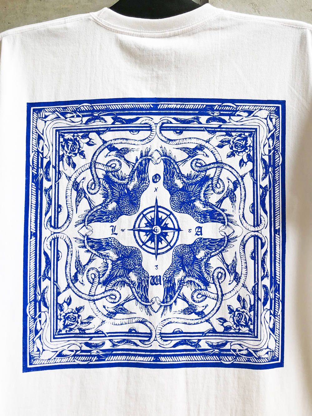 オリジナルバンダナTシャツ (ホワイト) / ORIGNAL BANDANNA S/STEE (WHITE)