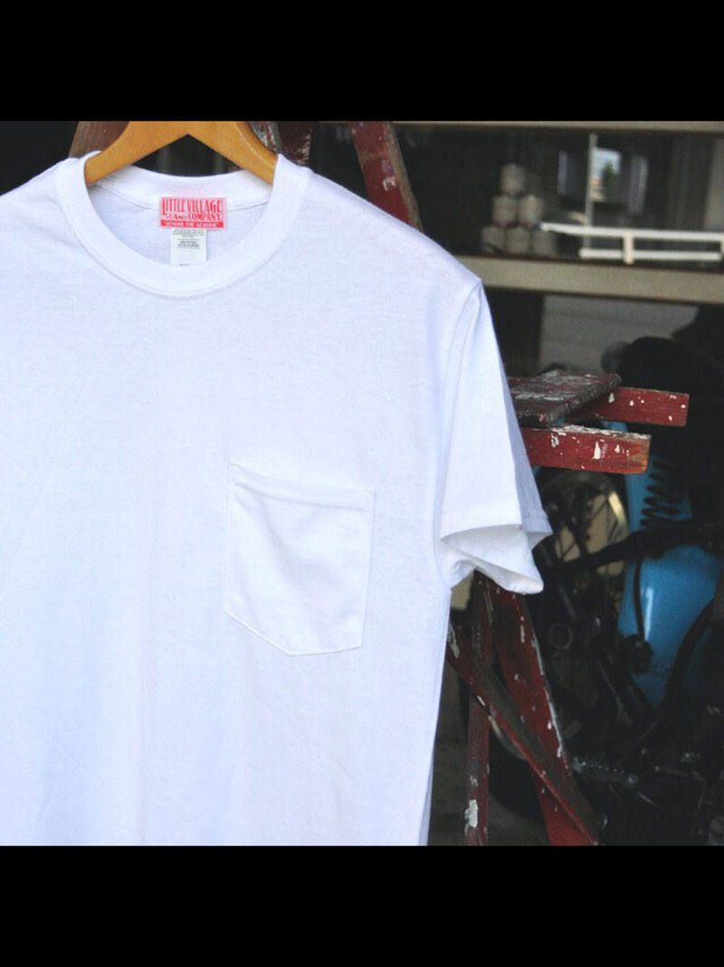 リトルビレッジ ロゴ Tシャツ (白) / "LITTLE VILLAGE & CO" LOGO TEE (WHITE)