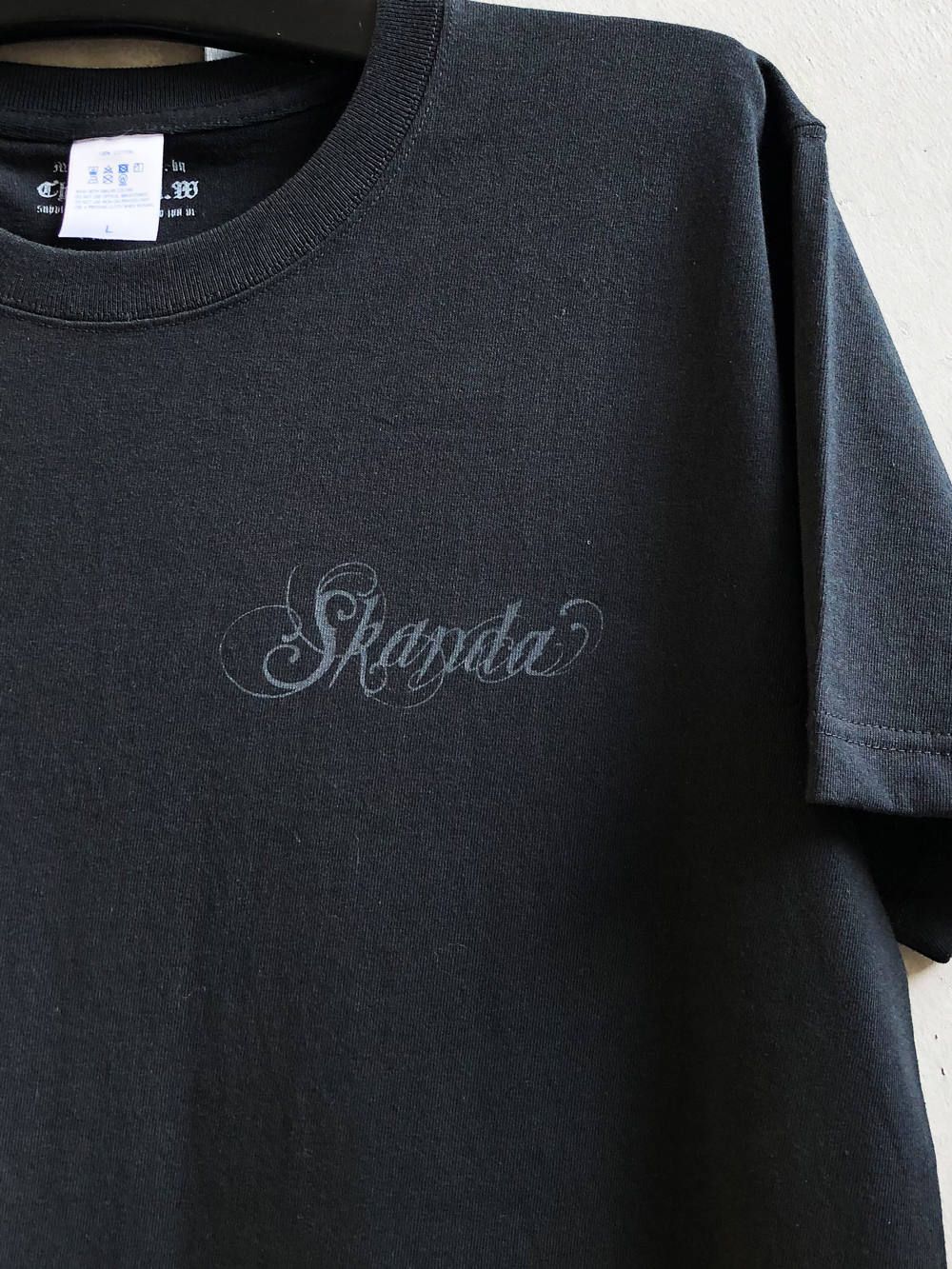 SKANDAオリジナル ウルフTシャツ (ブラック) / SKANDAORIGNAL WOLF T-SHIRT (BLACK)