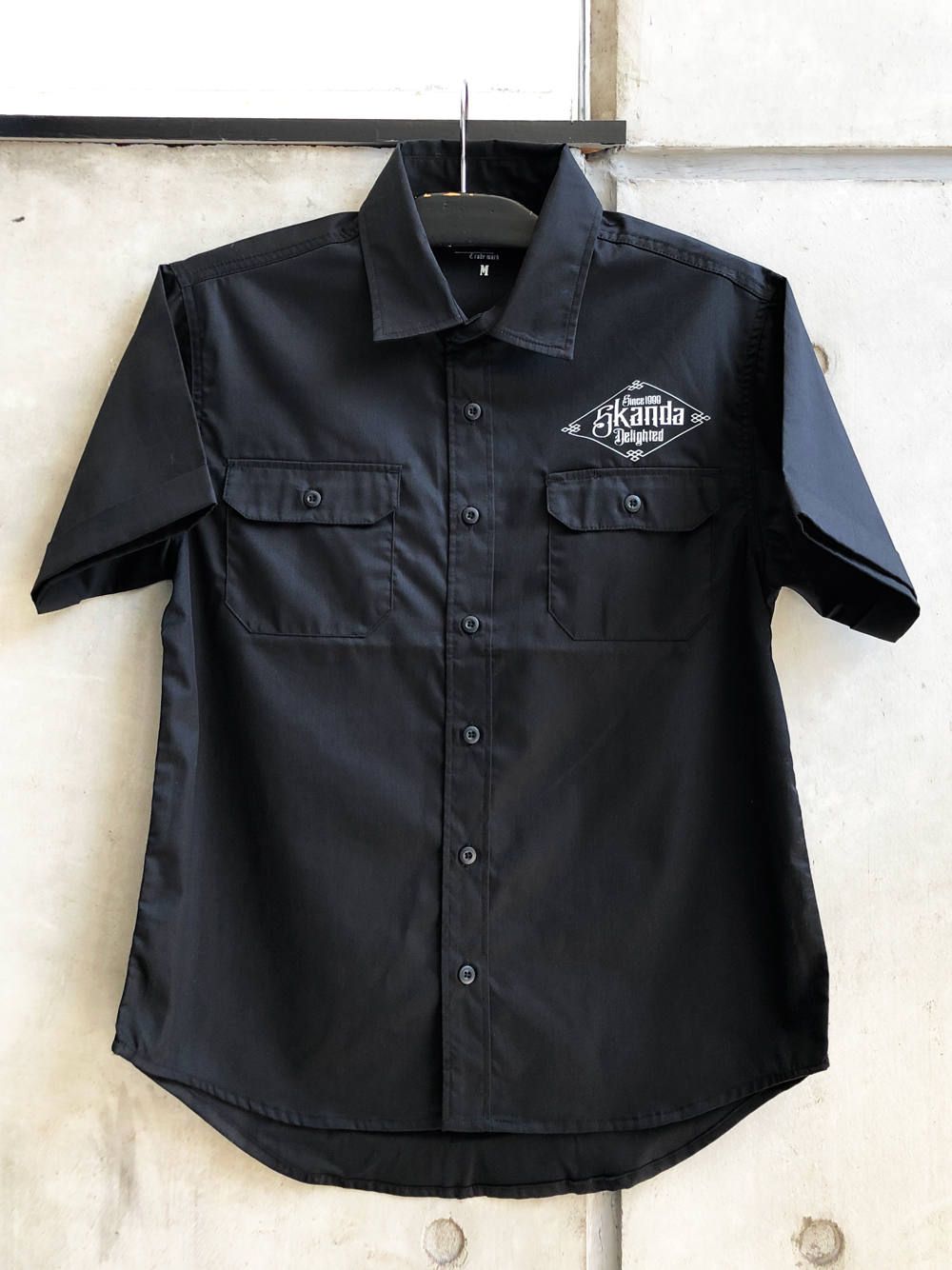 オリジナルワークショートスリーブシャツ (ブラック) / ORIGNAL WORK S/S SHIRT (BLACK))