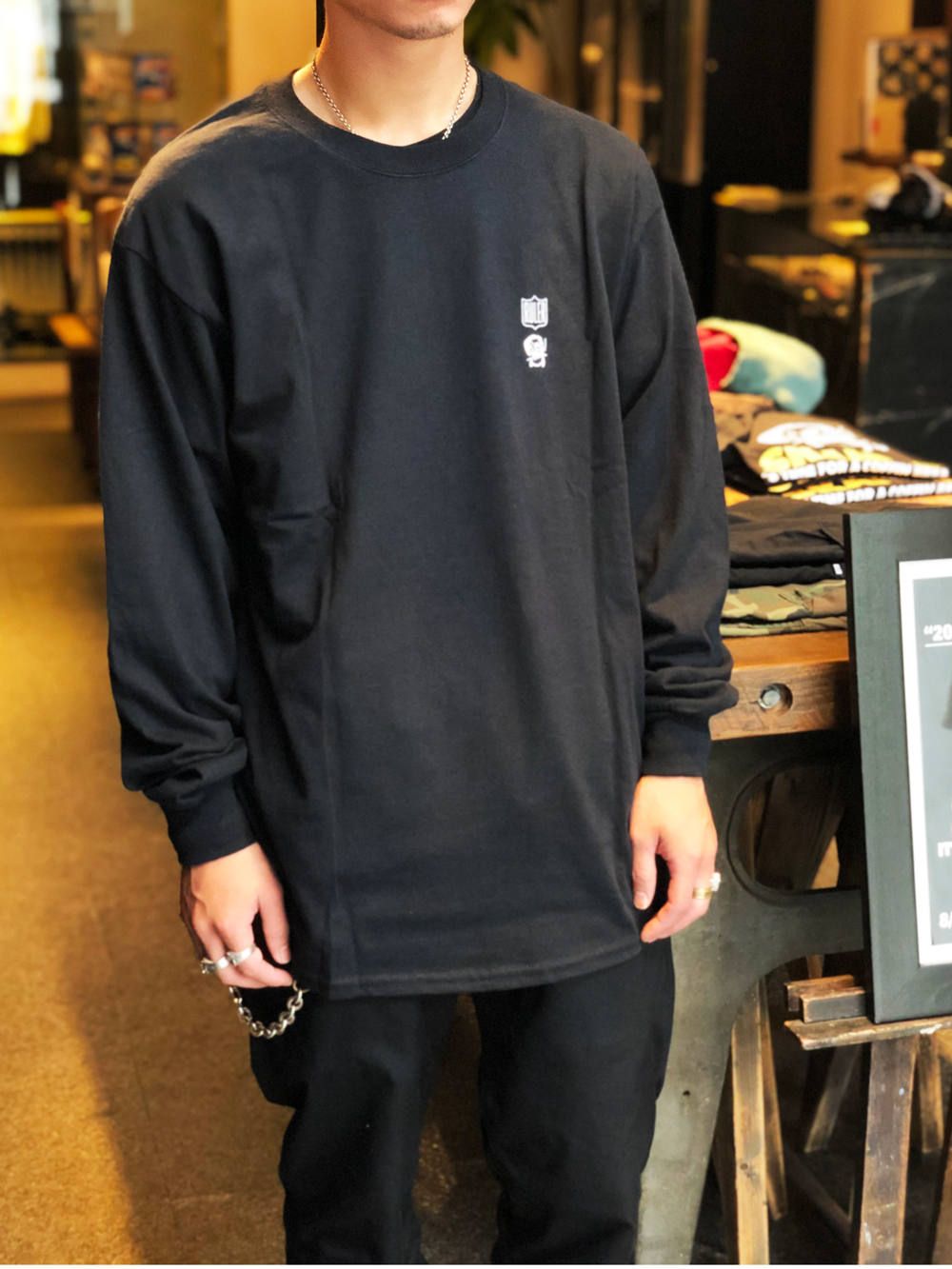 RULER × SKANDA W NAME L/S TEE