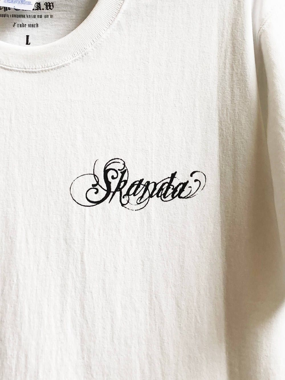 SKANDAオリジナル クラーケンTシャツ (ホワイト) / SKANDAORIGNAL KRAKEN T-SHIRT (WHITE)