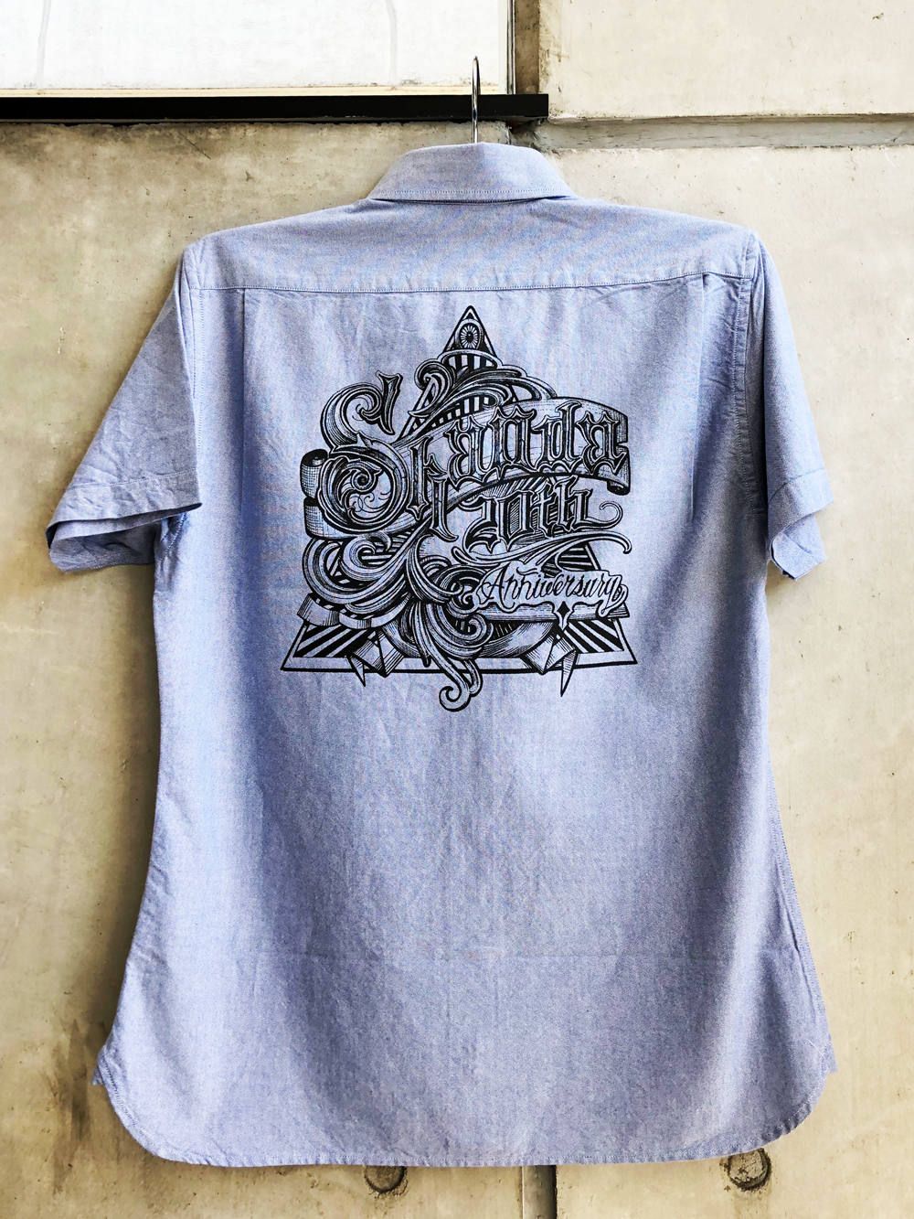 オリジナルオックスフォードショートスリーブシャツ(ブルー) / ORIGNAL OXFORD S/S SHIRT (BLUE)